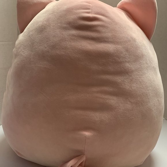 Squishmallows Sabrina 16” Large Pink Rainbow Hearts Cat Caticorn Pastel Easter - Picture 5 of 6